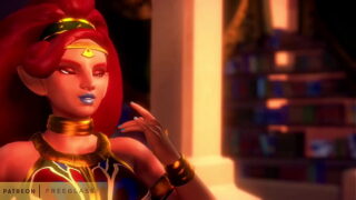 Lesbian Princess Zelda Serves Lady Urbosa 3D Hentai